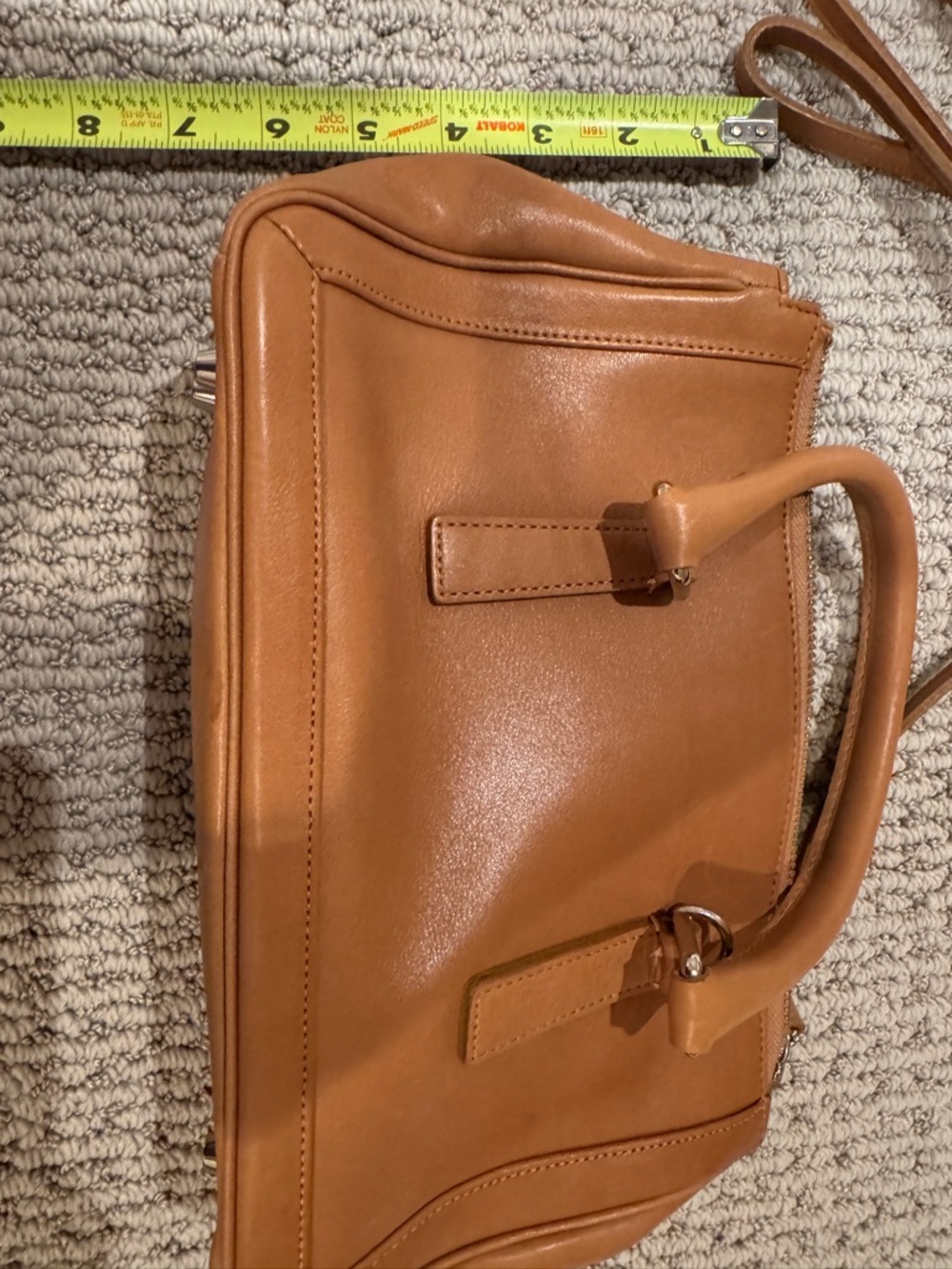 Vintage Coach Brown Leather Shoulder Bag - Picture 4 of 5